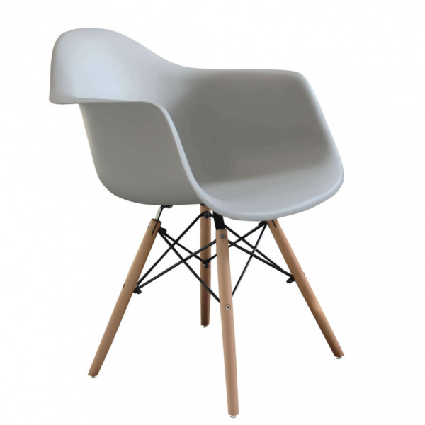 Set di 4 POLTRONE MORITZ GRIGIA - immagine 2