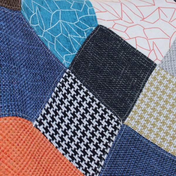 POLTRONA CON POGGIAPIEDI VERSAILLES PATCHWORK - immagine 3
