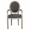 Set di 2 POLTRONE CONSTANCE IN VELLUTO TAUPE - immagine 2