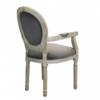Set di 2 POLTRONE CONSTANCE IN VELLUTO TAUPE - immagine 4