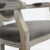 Set di 2 POLTRONE CONSTANCE IN VELLUTO TAUPE - immagine 7
