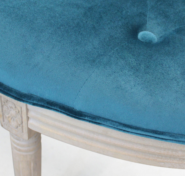 Set di 2 PANCA MARGI IN VELLUTO BLU - immagine 6