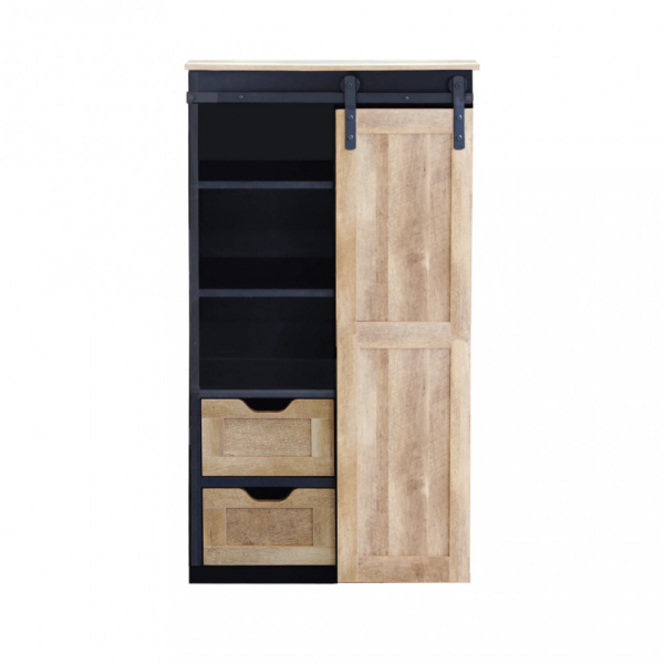 MOBILE LIBRERIA IN LEGNO E FERRO JAMAR - immagine 2