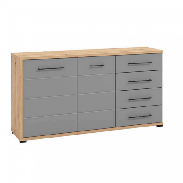 MADIA LISABON ROVERE ARTIGIANO E GRIGIO GRAFITE