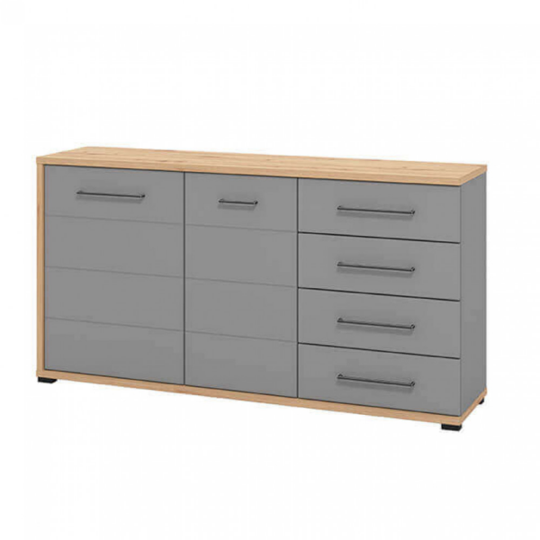 MADIA LISABON ROVERE ARTIGIANO E GRIGIO GRAFITE - immagine 4