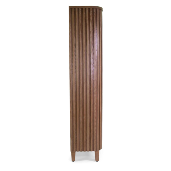 Mobile libreria legno Prana 4 ripiani cm 90x40h185 - immagine 3