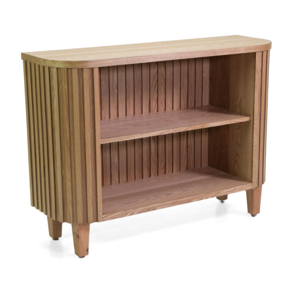 Mobile legno Prana 2 ripiani cm 110x35h80