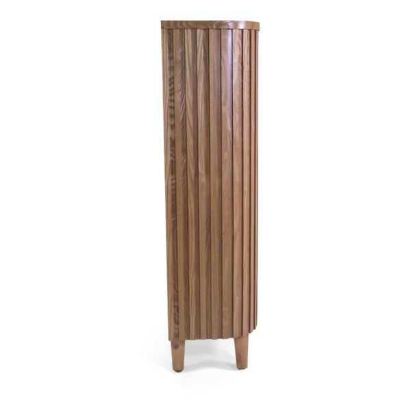Mobile libreria legno Prana 3 ripiani cm 80x35h130 - immagine 2