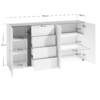 Sideboard a 3 ante ATRIUM made in Italy - immagine 3