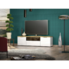 a tv on a stand in a room tv lowboard 180