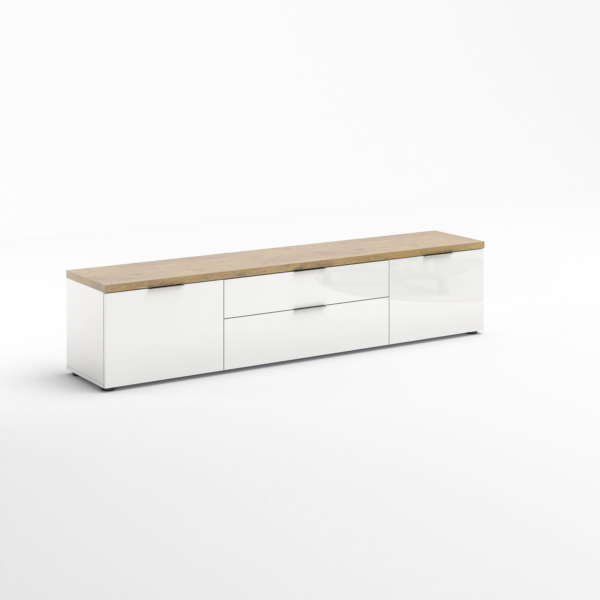 TV Lowboard 220 con 2cassetti e 2 ante IDEA 24 - immagine 3