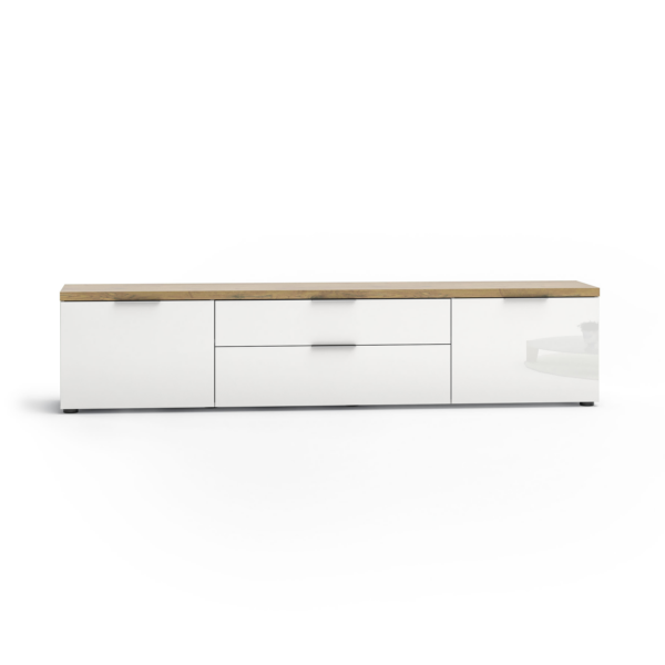 TV Lowboard 220 con 2cassetti e 2 ante IDEA 24 - immagine 4