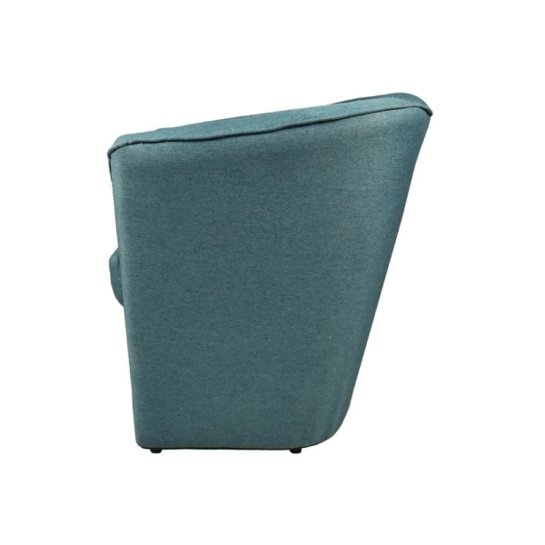 Poltrona Tago in tessuto azzurro Enzo 18 - immagine 6