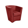 Poltrona Tago in tessuto rosso Riviera 10 - immagine 3