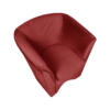 Poltrona Tago in tessuto rosso Riviera 10 - immagine 4