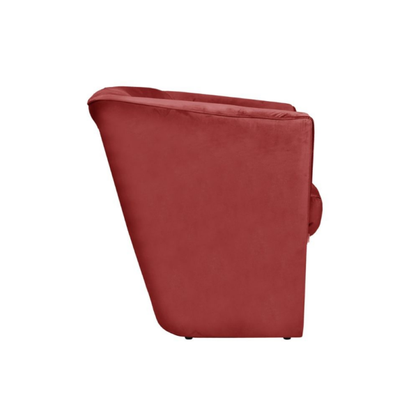 Poltrona Tago in tessuto rosso Riviera 10 - immagine 5