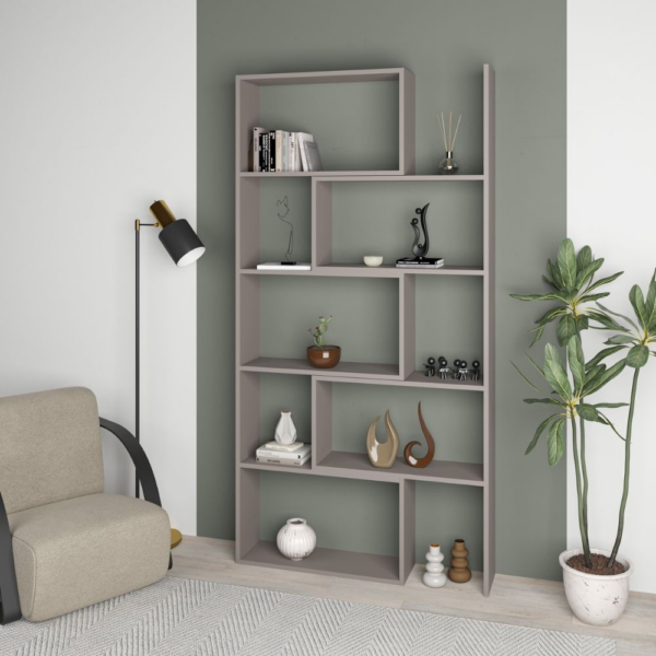 Libreria Wish estensibile angolare light mocha 200h - immagine 3