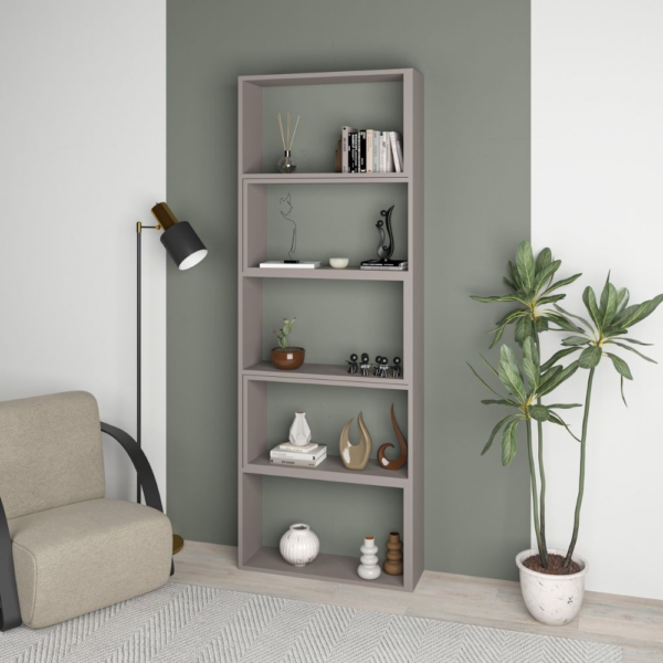 Libreria Wish estensibile angolare light mocha 200h - immagine 5