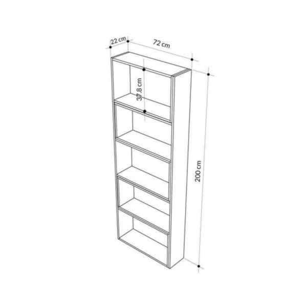 Libreria Wish estensibile angolare light mocha 200h - immagine 8