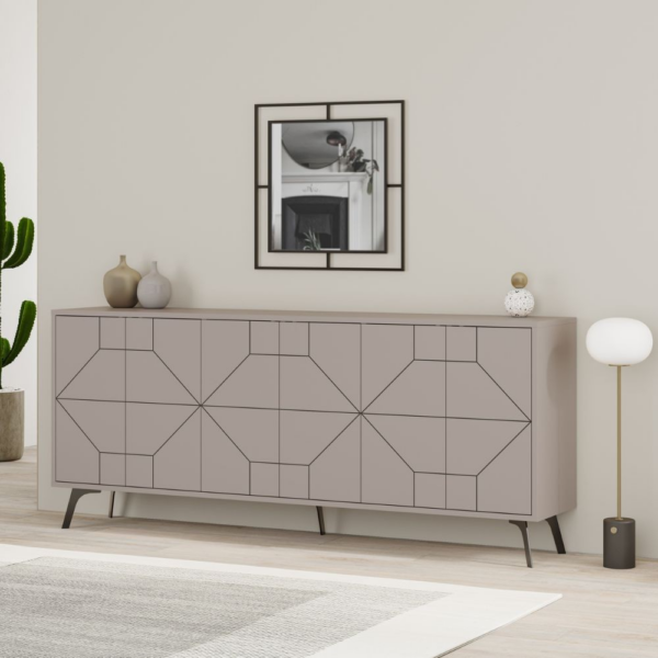Madia 6 ante Dune 183 cm. colore light mocha - immagine 2