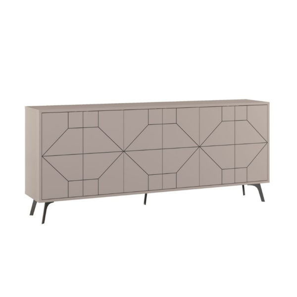 Madia 6 ante Dune 183 cm. colore light mocha - immagine 6