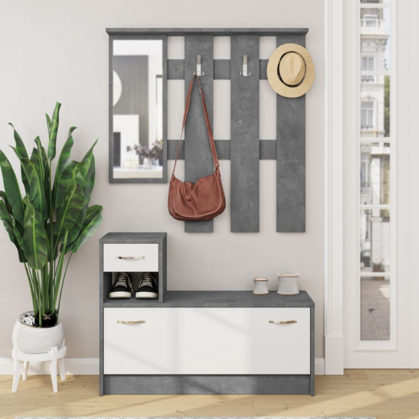 Mobile ingresso Rudolf bianco retro grey