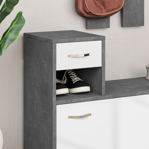 Mobile ingresso Rudolf bianco retro grey - immagine 4