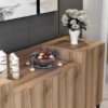 Madia Ellaria 4 ante noce 160x42x75h - immagine 4