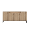 Madia Ellaria 4 ante noce 160x42x75h - immagine 5
