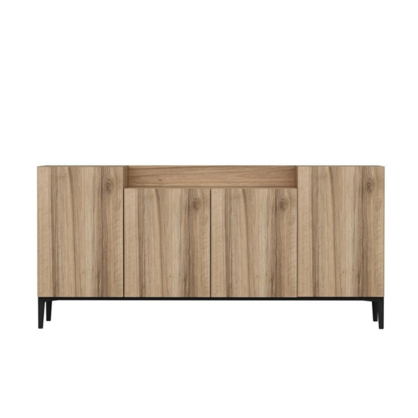 Madia Ellaria 4 ante noce 160x42x75h - immagine 5