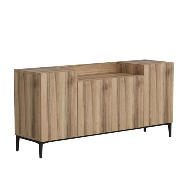 Madia Ellaria 4 ante noce 160x42x75h - immagine 6