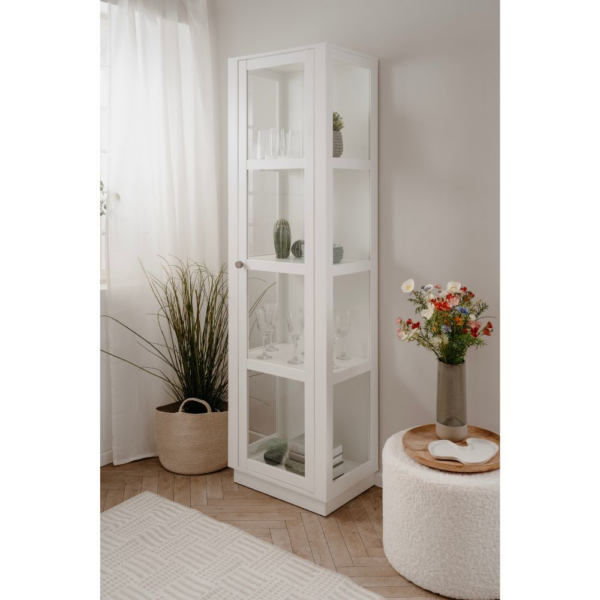Vetrina Arles 52A con 4 scomparti colore bianco - immagine 3