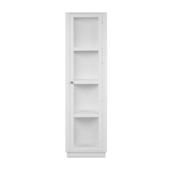 Vetrina Arles 52A con 4 scomparti colore bianco - immagine 4