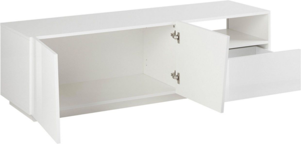 Mobile Porta TV Vega 150 - 2 ante - Bianco Lucido - immagine 2