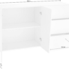 Credenza Vega 140 - 2 ante/3 cassetti - Ardesia - immagine 2