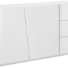 Credenza Vega 180 - 2 ante/3 cassetti - Bianco Lucido - immagine 3