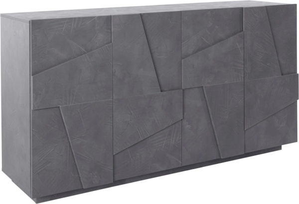 Credenza Ping 160 - 4 ante - Ardesia - immagine 4
