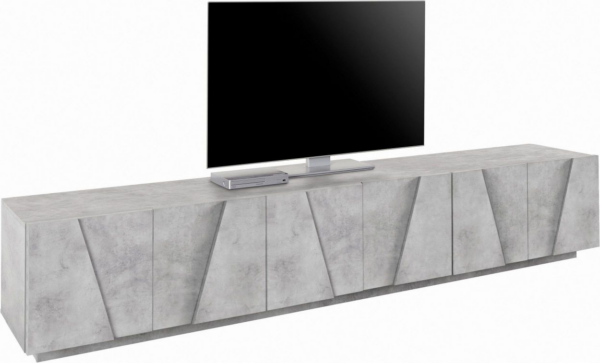 Mobile Porta TV Ping 240 - 6 ante - Cemento Bronx - immagine 2