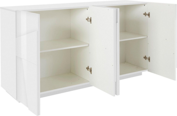 Credenza Ping 160 - 4 ante - Bianco Lucido - immagine 2