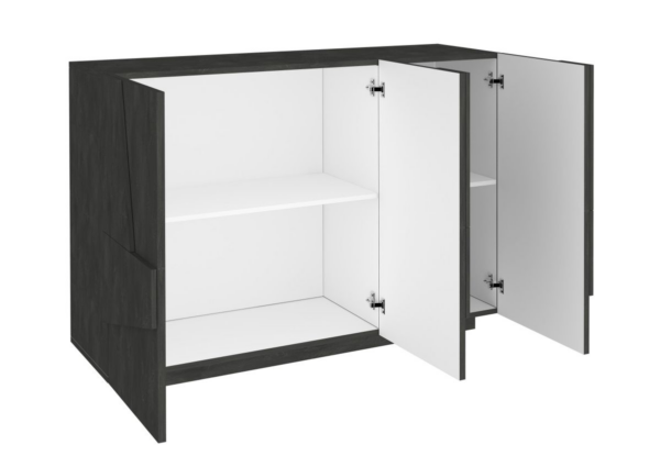 Mobile Multiuso Ping 120 - 3 ante - Ardesia - immagine 2