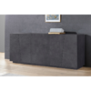 Credenza Vega 220 - 4 ante/3 cassetti - Ardesia - immagine 4