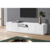 Mobile Porta TV Vega 220 - 4 ante/1 cassetto - Bianco Lucido