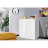 Credenza Ping 80 - 2 ante - Bianco Lucido - immagine 3