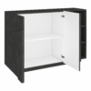 Mobile Multiuso Ping 120 - 2 ante/ 3 vani - Ardesia - immagine 3