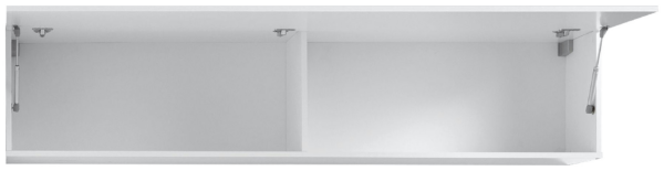 Pensile Maruska - 1 anta a ribalta - 180x40x30 - Bianco Lucido