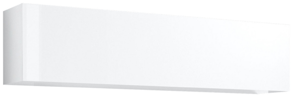Pensile Maruska - 1 anta a ribalta - 180x40x30 - Bianco Lucido - immagine 4