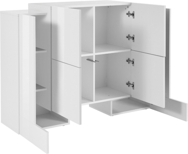 Madia Pillon 130 - 2+4 ante - Bianco Lucido