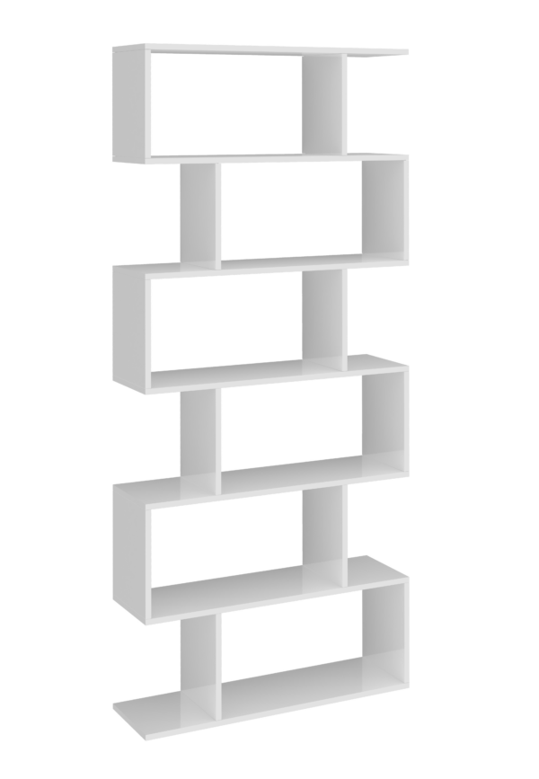 Libreria Calli - 84x192x24 - Bianco Lucido