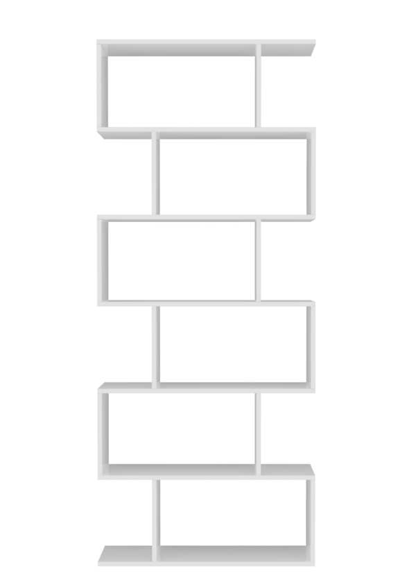 Libreria Calli - 84x192x24 - Bianco Lucido - immagine 4