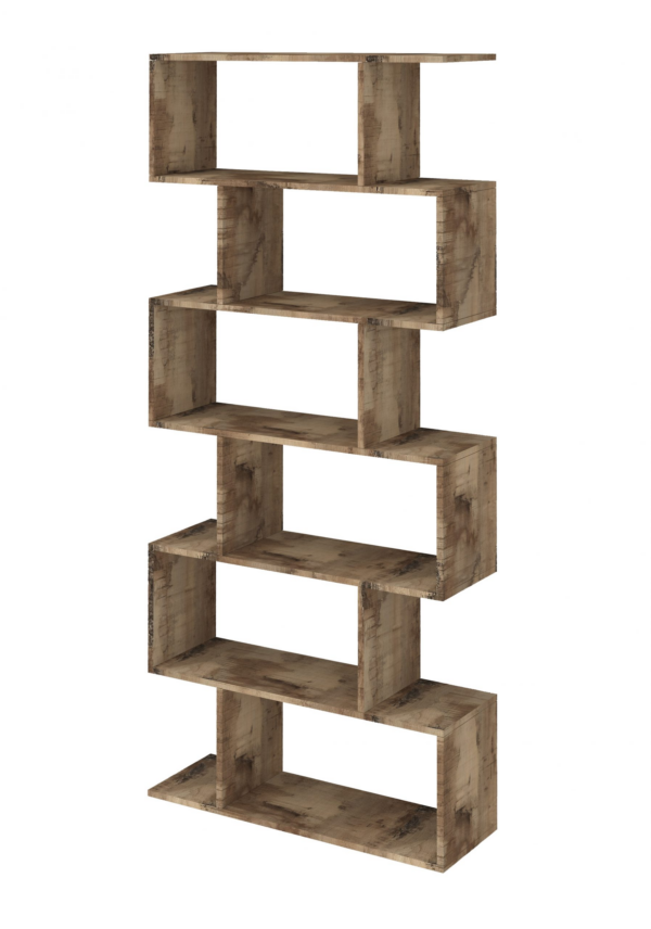 Libreria Calli - 84x192x24 - Acero Pereira - immagine 3